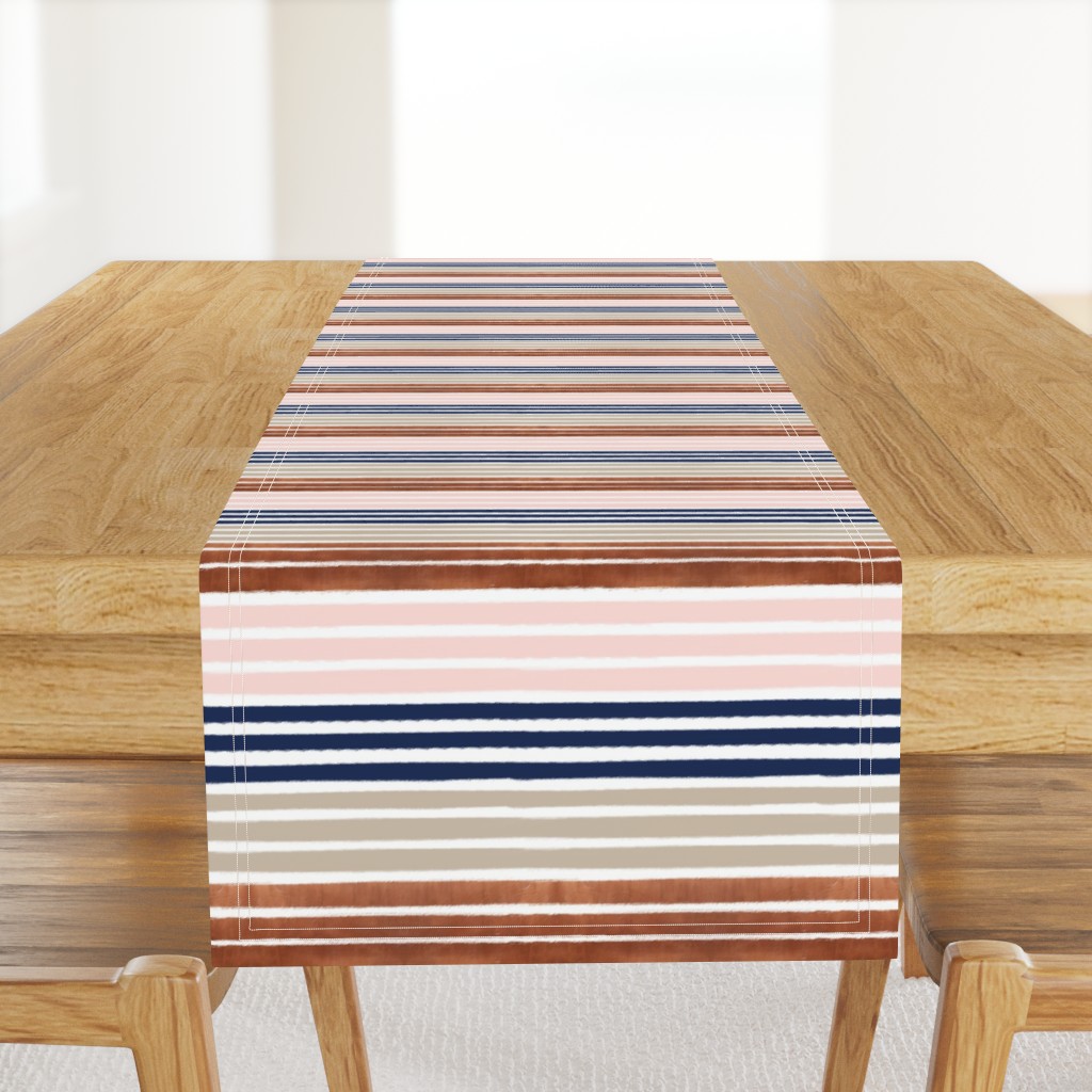 painter stripes painted stripe rose gold navy and blush pink