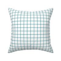 dark teal windowpane grid 1" square check graph paper