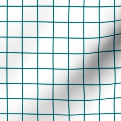 dark teal windowpane grid 1" square check graph paper