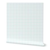 light teal windowpane grid 1" square check graph paper