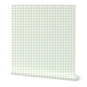 apple green windowpane grid 1" square check graph paper