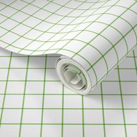 apple green windowpane grid 1" square check graph paper