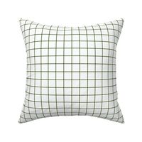 hunter green windowpane grid 1" square check graph paper