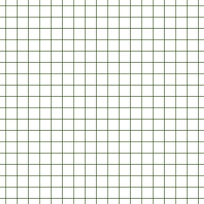 hunter green windowpane grid 1" square check graph paper