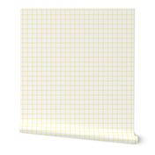 lemon yellow windowpane grid 1" square check graph paper