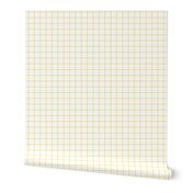 butter yellow windowpane grid 1" square check graph paper