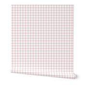 berry cream windowpane grid 1" square check graph paper