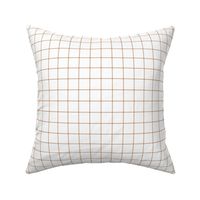toasted nut windowpane grid 1" square check graph paper