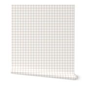 toasted nut windowpane grid 1" square check graph paper