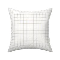 sand windowpane grid 1" square check graph paper