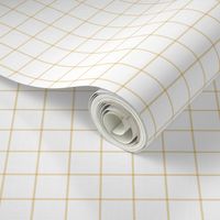 creamy banana windowpane grid 1" square check graph paper