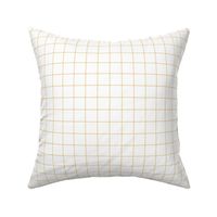 creamy banana windowpane grid 1" square check graph paper