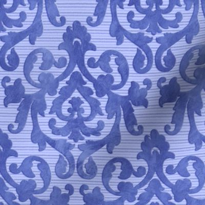 Blue Damask Small