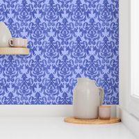 Blue Damask Small