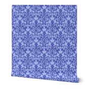 Blue Damask Small