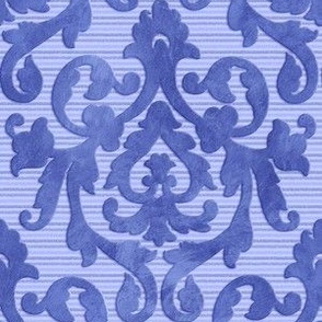 Blue Damask Small