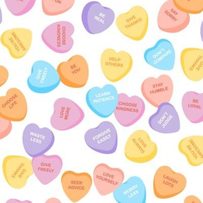 Candy Hearts and Kind Words 