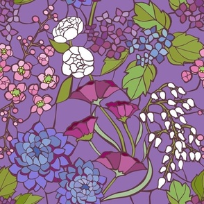 Mosaic Garden - Lilac