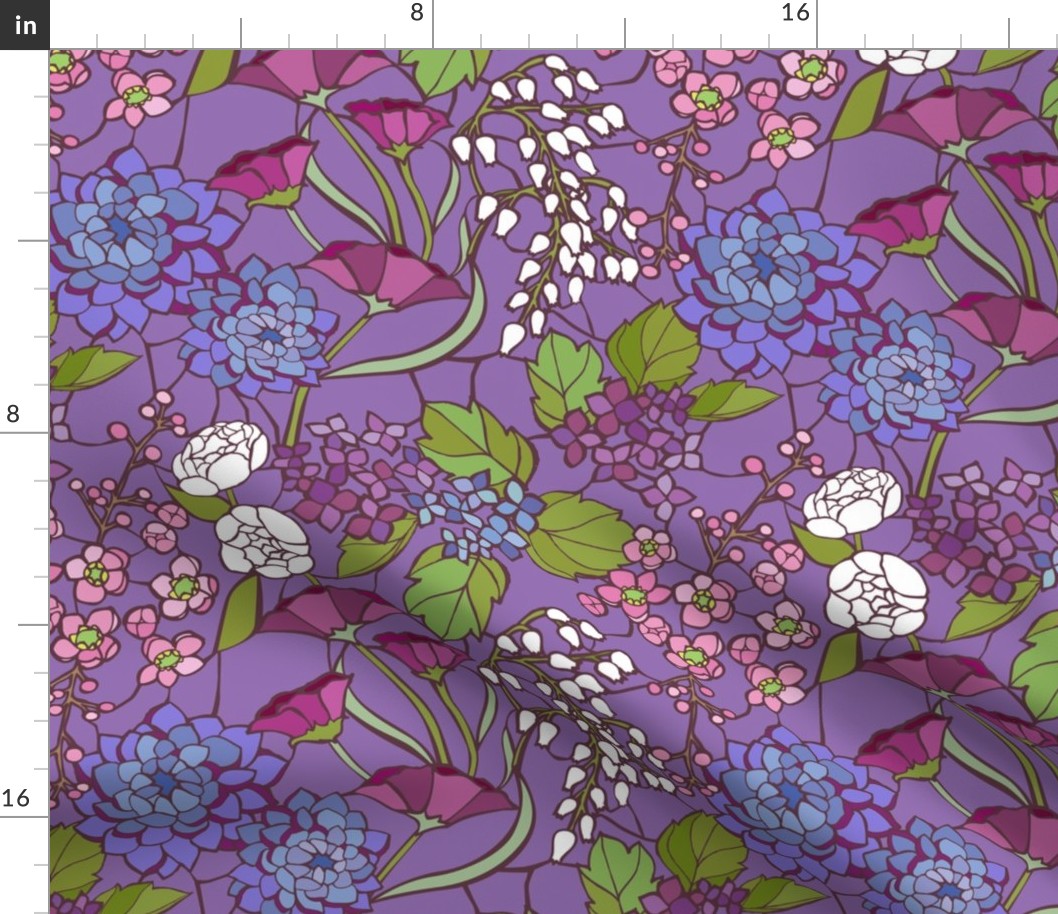 Mosaic Garden - Lilac