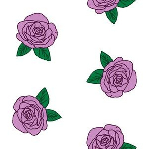rose fabric // purple roses fabric purple rose florals fabric