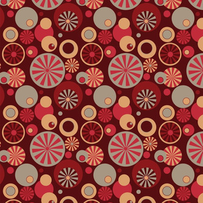 Circle Frenzy - Retro - Red