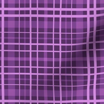  Purple and white plaid plaid