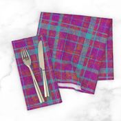 Tartan in Fuchsia-Red