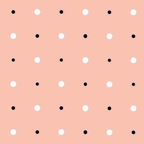 Summer Picnic - Polka Dot - Peach 