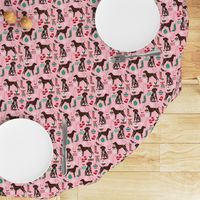 german shorthaired pointer fabric dog christmas design