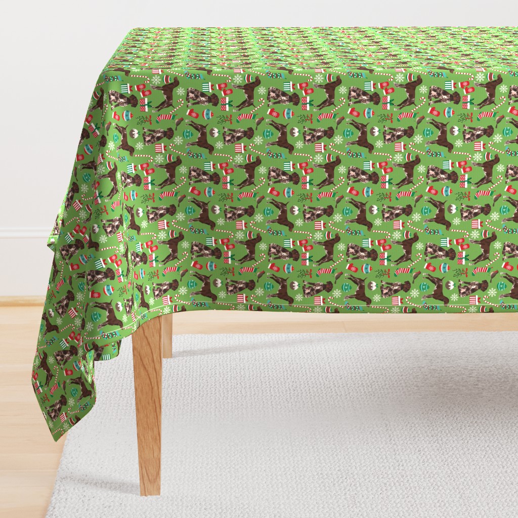 german shorthaired pointer christmas dog fabric dogs and holiday xmas fabric