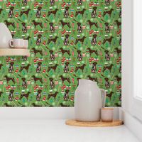 german shorthaired pointer christmas dog fabric dogs and holiday xmas fabric