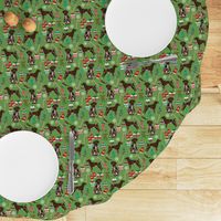 german shorthaired pointer christmas dog fabric dogs and holiday xmas fabric