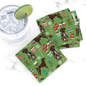 german shorthaired pointer christmas dog fabric dogs and holiday xmas fabric