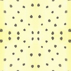 Pale Yellow + Warm Gray Scattered Dots