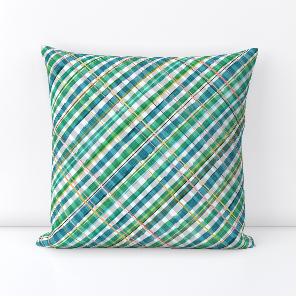 Ambrosia Plaid (teal)