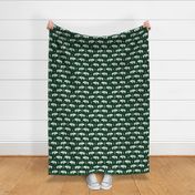 buffalo fabric // nursery baby cabin outdoors fabric print andrea lauren design - hunter green