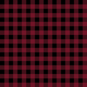 buffalo plaid // buffalo check fabric buffalo check tartan gingham plaid trend - maroon and black