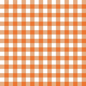 buffalo plaid // buffalo check fabric buffalo check tartan gingham plaid trend - orange