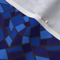 Mosaic Tile / Stained Glass Texture Blue