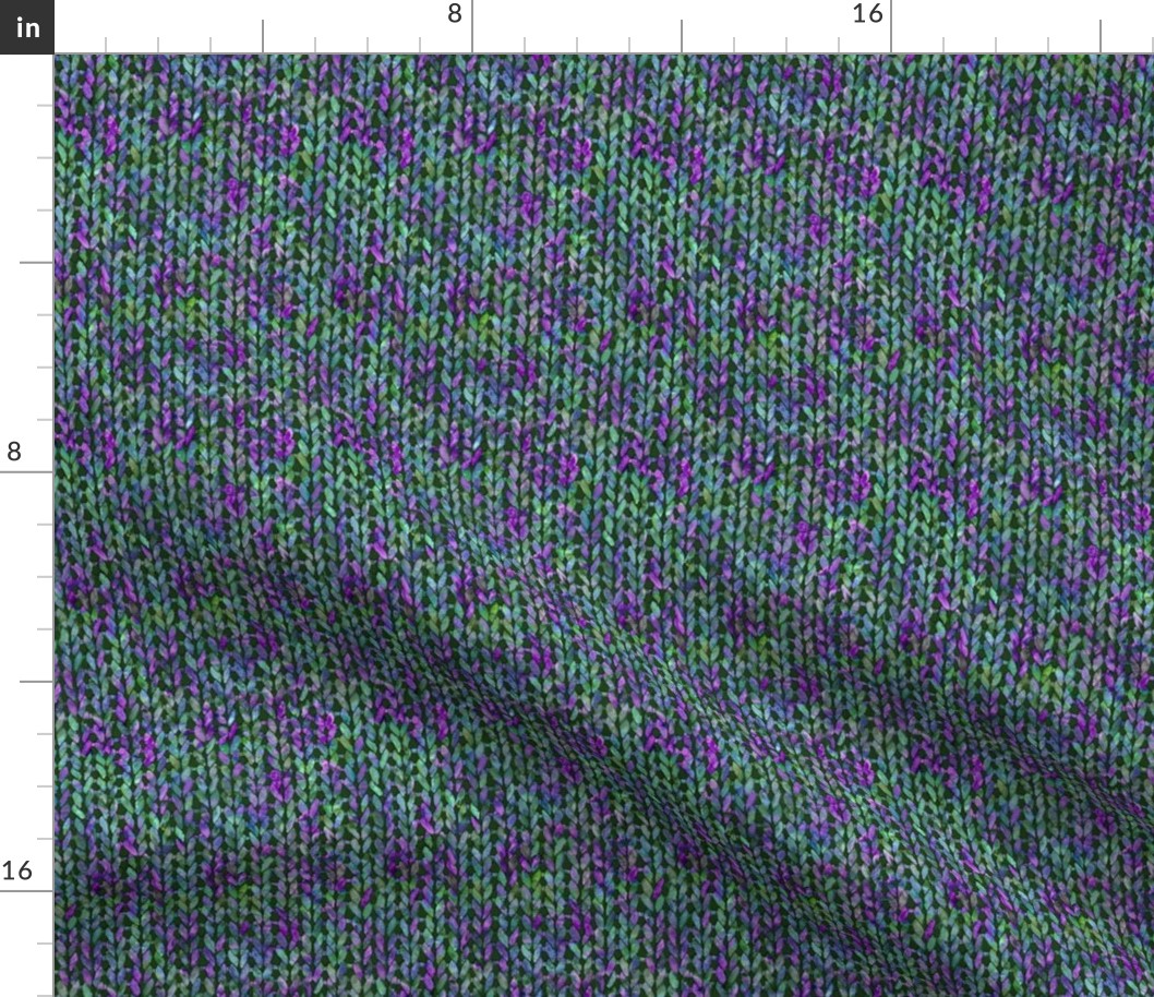 Lavender Fields Knit Stitch