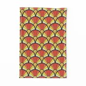 Golden Sunshine Art Deco Pattern