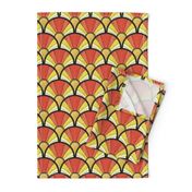 Golden Sunshine Art Deco Pattern