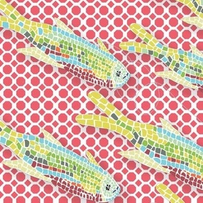 Hooked on Fish Mosaics brights