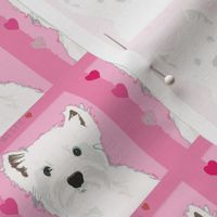 Westie Love Pink (small scale)