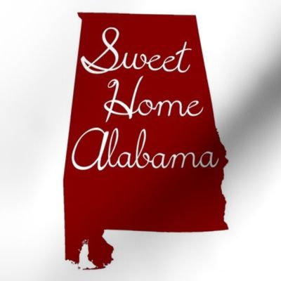 Alabama Quilt Square // Crimson