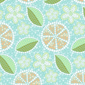 Summer Oranges Mosaic_50% size