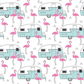 small trailers-and-flamingos-on-white