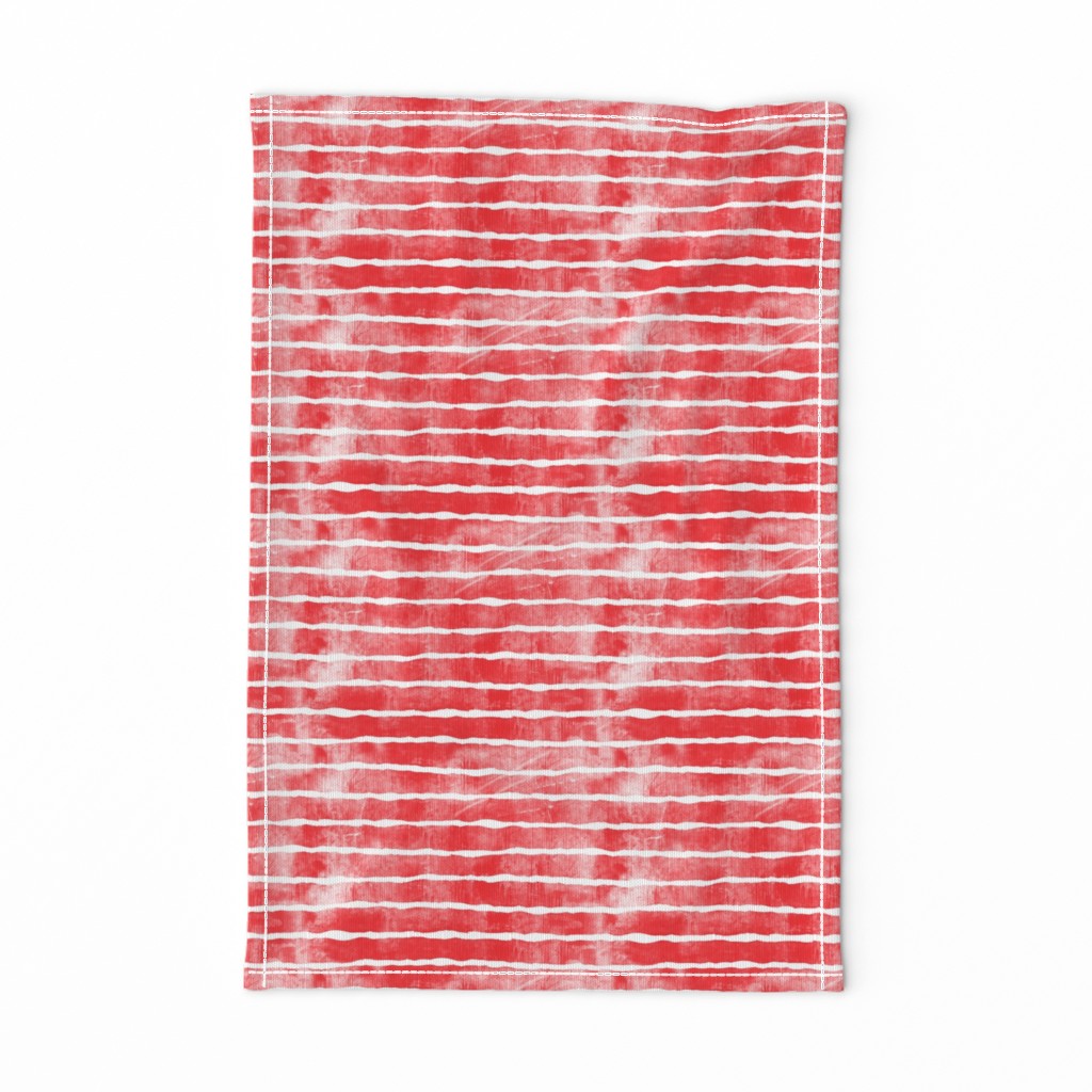 distressed red stripes