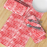 distressed red stripes