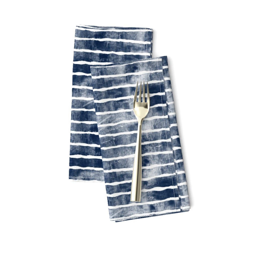 distressed navy stripes